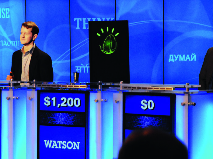 IBM's Watson Computer System Plays Jeopardy! in a Practice Round