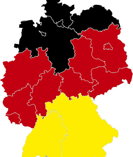 Tyskland karta genomskinlig