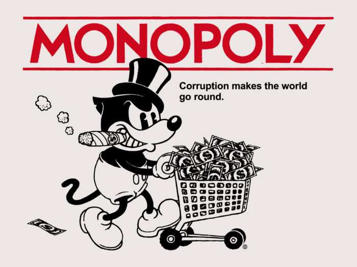 Politisk brottslighet. Inom Finland förekommer sällan systematiska mutor. Vid valfinansieringsskandalen 2008 avslöjades djupa strukturer med politiska gentjänster, ”landets sed”. Därtill förekommer nepotism då partipolitisk lojalitet väger tyngre än kompetens vid tjänsteutnämningar. Foto: Flickr