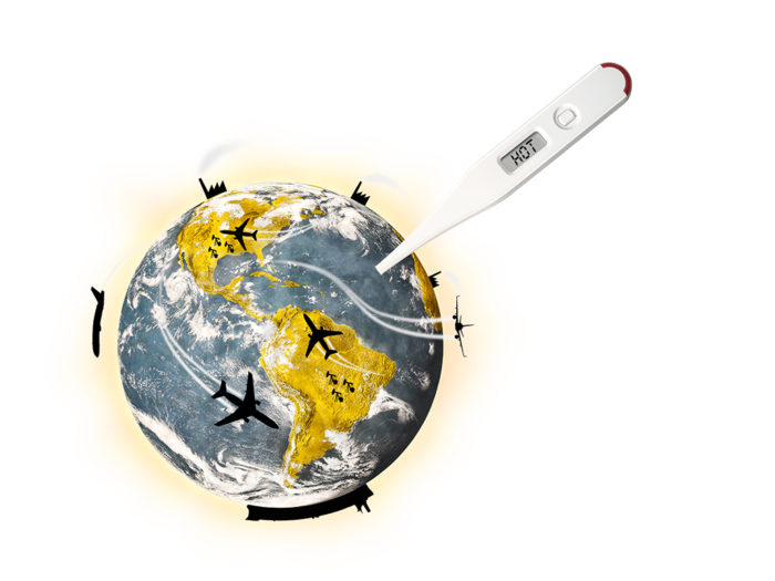 Miljöbov. I Sverige har antalet utrikes flygresor per invånare mer än fördubblats sedan början av 1990-talet. Nya beräkningar bekräftar att det internationella flygandet svarar för lika stora utsläpp som all bilkörning i Sverige, enligt Naturvårdsverket. Bild: Mostphotos