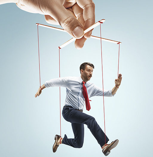 Beteendemodifikation. Har du blivit lydig, lille vän? Högavlönade forskare i Silicon Valley jobbar för att knuffa ditt beteende i en för teknikbolagen lönsam riktning. Bild: Mostphotos/Volodymyr Melnyk