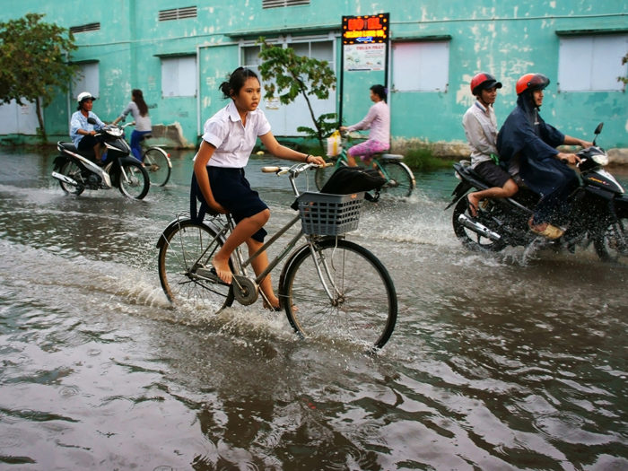 Översvämning i Ho Chi Minh i Vietnam. Foto: Mostphotos