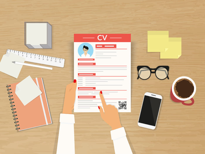 CV template presentation