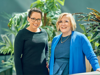 Denise Johansson och Monika Liikamaa räknar med att Enfuce finns på två eller tre kontinenter om några år. En börslistning är ett av målen.